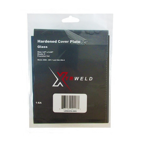 Xtrweld LENS45GSH5 Lens, Filter Plate, Shade 5, Glass LENS45G-SH5